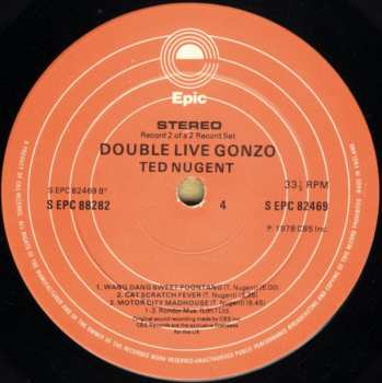 2LP Ted Nugent: Double Live Gonzo!