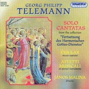 CD Telemann / Malina / Lax: 6 Solo Cantatas