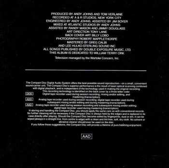 CD Television: Marquee Moon