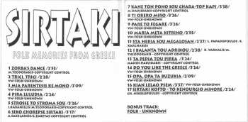 CD L.P.: Sirtaki (Folk Memories From Greece)