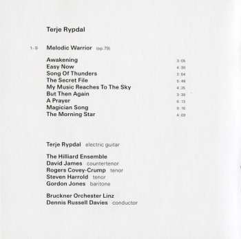 CD Terje Rypdal: Melodic Warrior