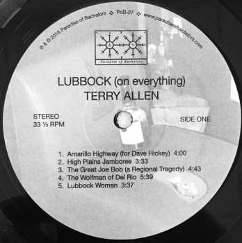 2LP Terry Allen: Lubbock (On Everything)