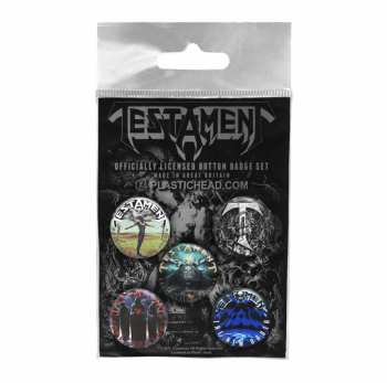 Merch Testament: Súprava Odznakov Testament Button Badge Set