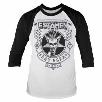 Merch Testament: Tričko S Dlouhým Rukávem Bay Area 87 (white) Europe 2020 Tour S