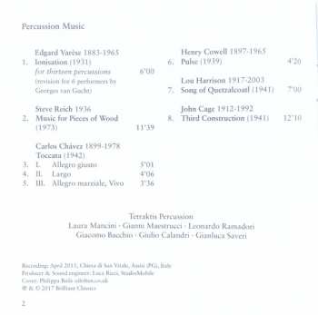 CD Tetraktis Percussioni: Ionisation