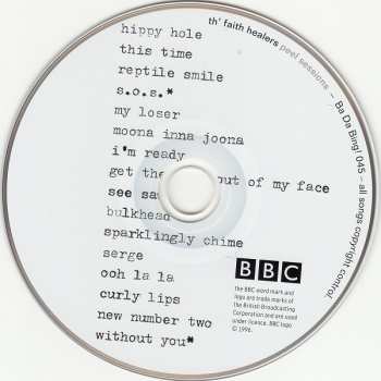 CD Th' Faith Healers: Peel Sessions