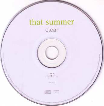 CD That Summer: Clear
