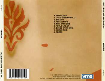 CD The 3rd And The Mortal: Memoirs