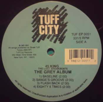 LP The 45 King: The Lost Breakbeats - The Grey Album
