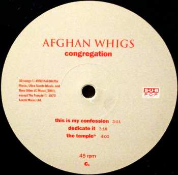 2LP The Afghan Whigs: Congregation