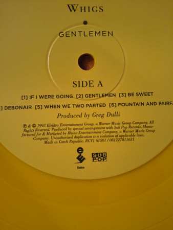 LP The Afghan Whigs: Gentlemen CLR