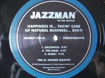 LP The Al Tanner Quintet: Happiness Is... Takin' Care Of Natural Business... Dig?! LTD | NUM
