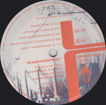 LP The Alan Parsons Project: Ammonia Avenue