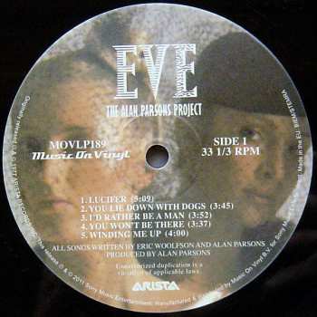 LP The Alan Parsons Project: Eve