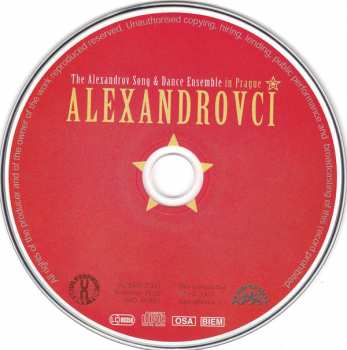 CD The Alexandrov Red Army Ensemble: The Alexandrov Song & Dance Ensemble In Prague