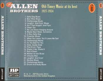 4CD/Box Set The Allen Brothers: The Allen Brothers With Other Country Brother Acts