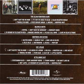 5CD/Box Set The Allman Brothers Band: 5 Classic Albums