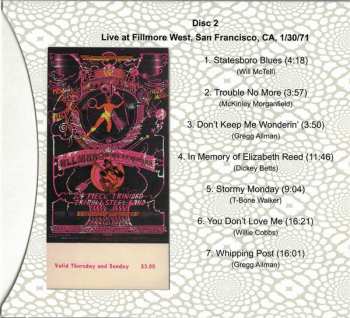 4CD The Allman Brothers Band: Fillmore West '71