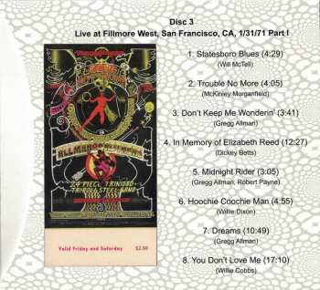 4CD The Allman Brothers Band: Fillmore West '71