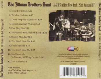 CD The Allman Brothers Band: A & R Studios: New York, 26th August 1971