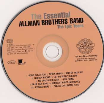 CD The Allman Brothers Band: The Essential Allman Brothers Band (The Epic Years)