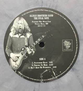 2LP The Allman Brothers Band: The Final Note (Painters Mill Music Fair Owings Mills, MD 10-17-71) LTD | NUM | CLR