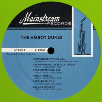 LP The Amboy Dukes: The Amboy Dukes CLR