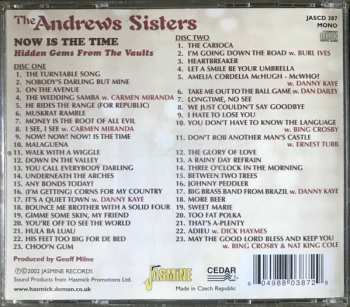 2CD The Andrews Sisters: Now Is The Time
