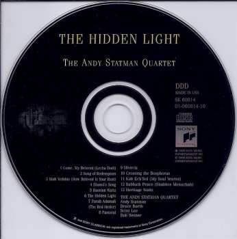 CD Andy Statman Quartet: The Hidden Light