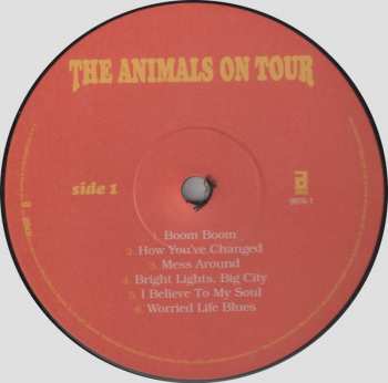 LP The Animals: The Animals On Tour
