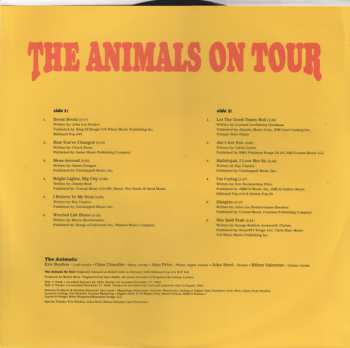 LP The Animals: The Animals On Tour