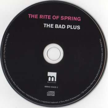 CD The Bad Plus: The Rite Of Spring
