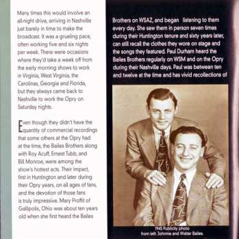 CD Bailes Brothers: Oh So Many Years