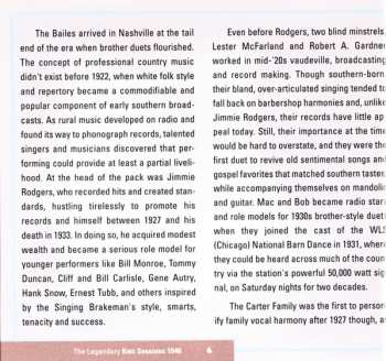 CD Bailes Brothers: Remember Me (The Legendary King Sessions 1946)