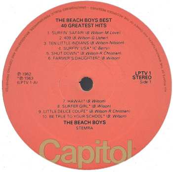 2LP The Beach Boys: Beach Boys Bests (40 Greatest Hits)