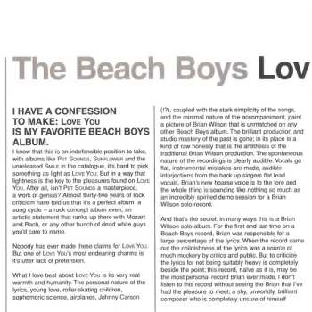CD The Beach Boys: Love You