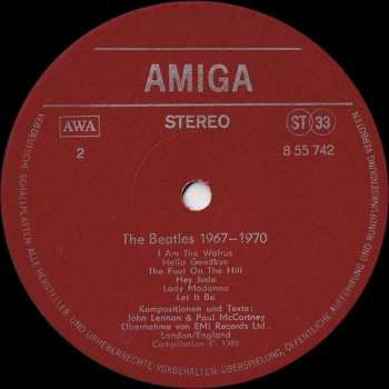 LP The Beatles: 1967-1970