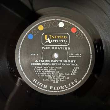 LP The Beatles: A Hard Day's Night (Original Motion Picture Sound Track)