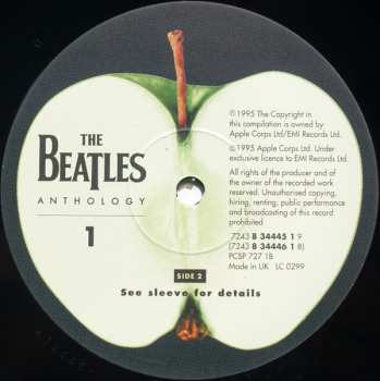 3LP The Beatles: Anthology 1