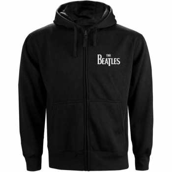 Merch The Beatles: Dámská Mikina Na Zip Drop T Logo The Beatles  S