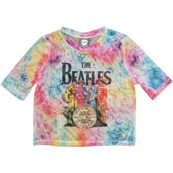 Merch The Beatles: Dámske Crop Top Sgt Pepper