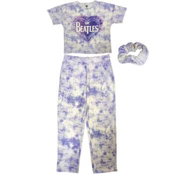 Merch The Beatles: Dámske Pyjamas Heart & Drop T Logo The Beatles
