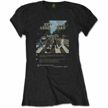 Merch The Beatles: Dámske Tričko Abbey Road 8 Track 
