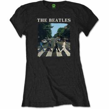 Merch The Beatles: Dámske Tričko Abbey Road & Logo The Beatles 
