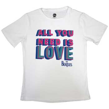 Merch The Beatles: Dámske Tričko All You Need Is Love