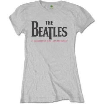 Merch The Beatles: Dámské Tričko Candlestick Park  S