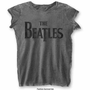 Merch The Beatles: Dámské Tričko Drop T Logo The Beatles  S