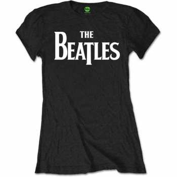 Merch The Beatles: Dámske Tričko Drop T Logo The Beatles 
