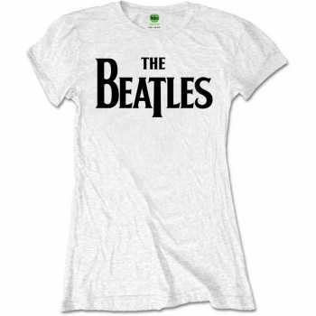 Merch The Beatles: Dámské Tričko Drop T Logo The Beatles  S