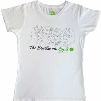 Merch The Beatles: Dámske Tričko On Apple 